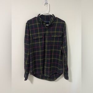 Ralph Lauren Men’s Plaid Flannel Buttoned Shirt